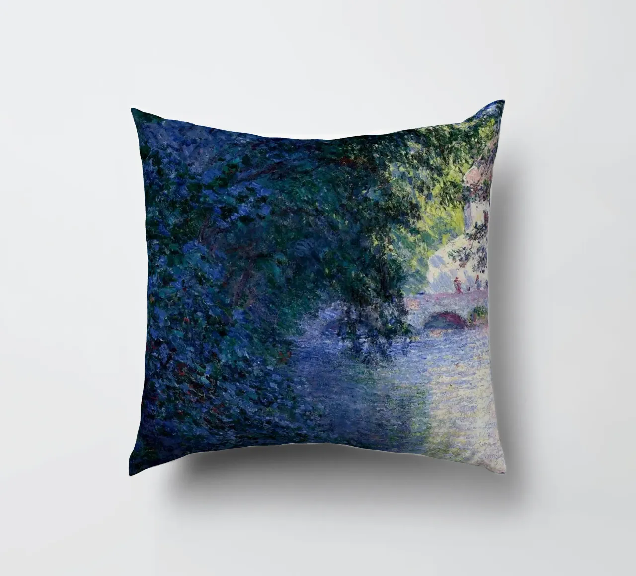 Monet Scenery Abstract decorative cushion by Günstiger Laden
