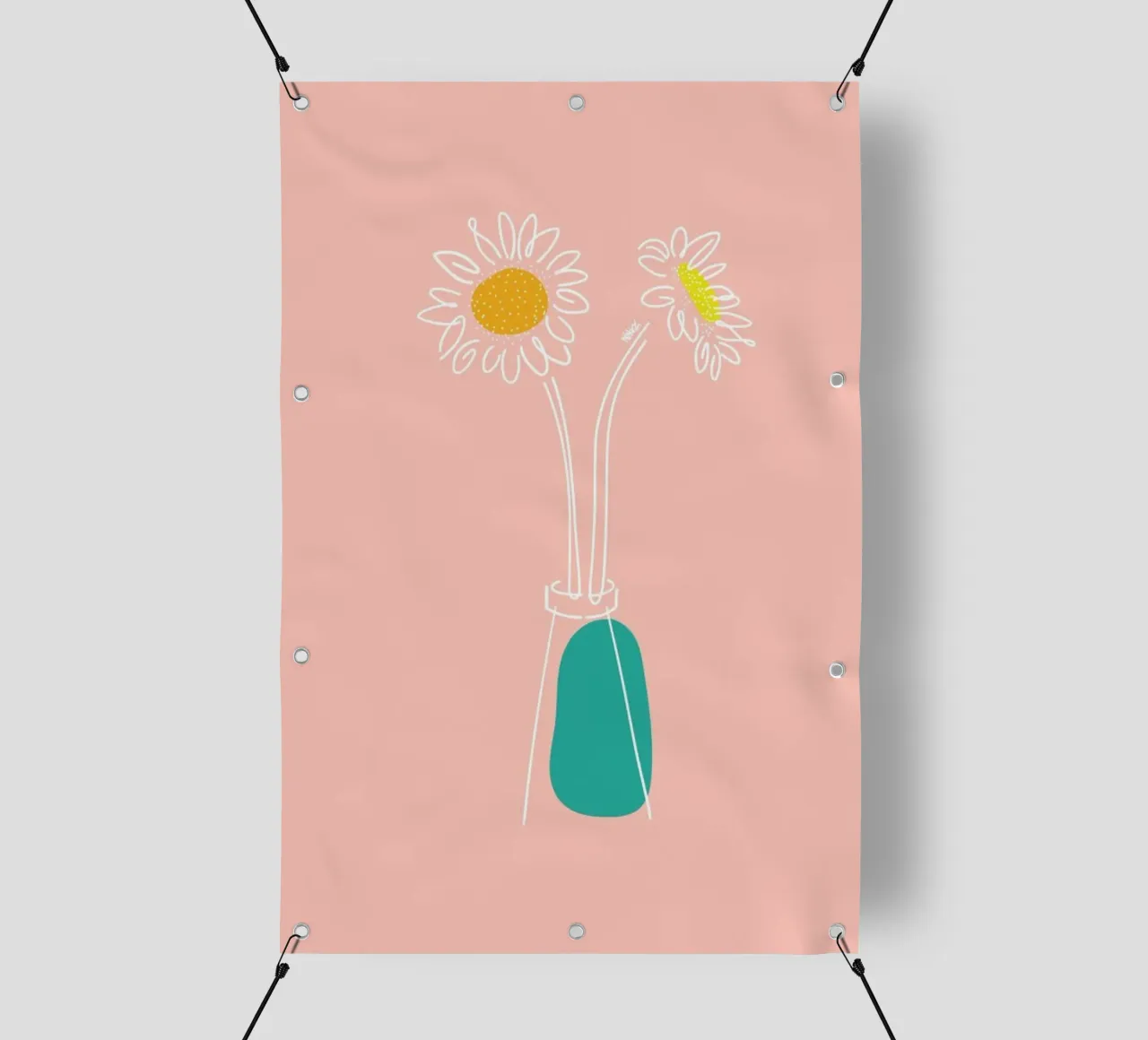 Two Flowers pvc cover by Ninhol