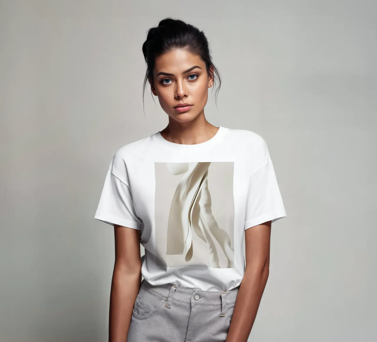 tessuto forme astratte t-shirt da Earthly Visions