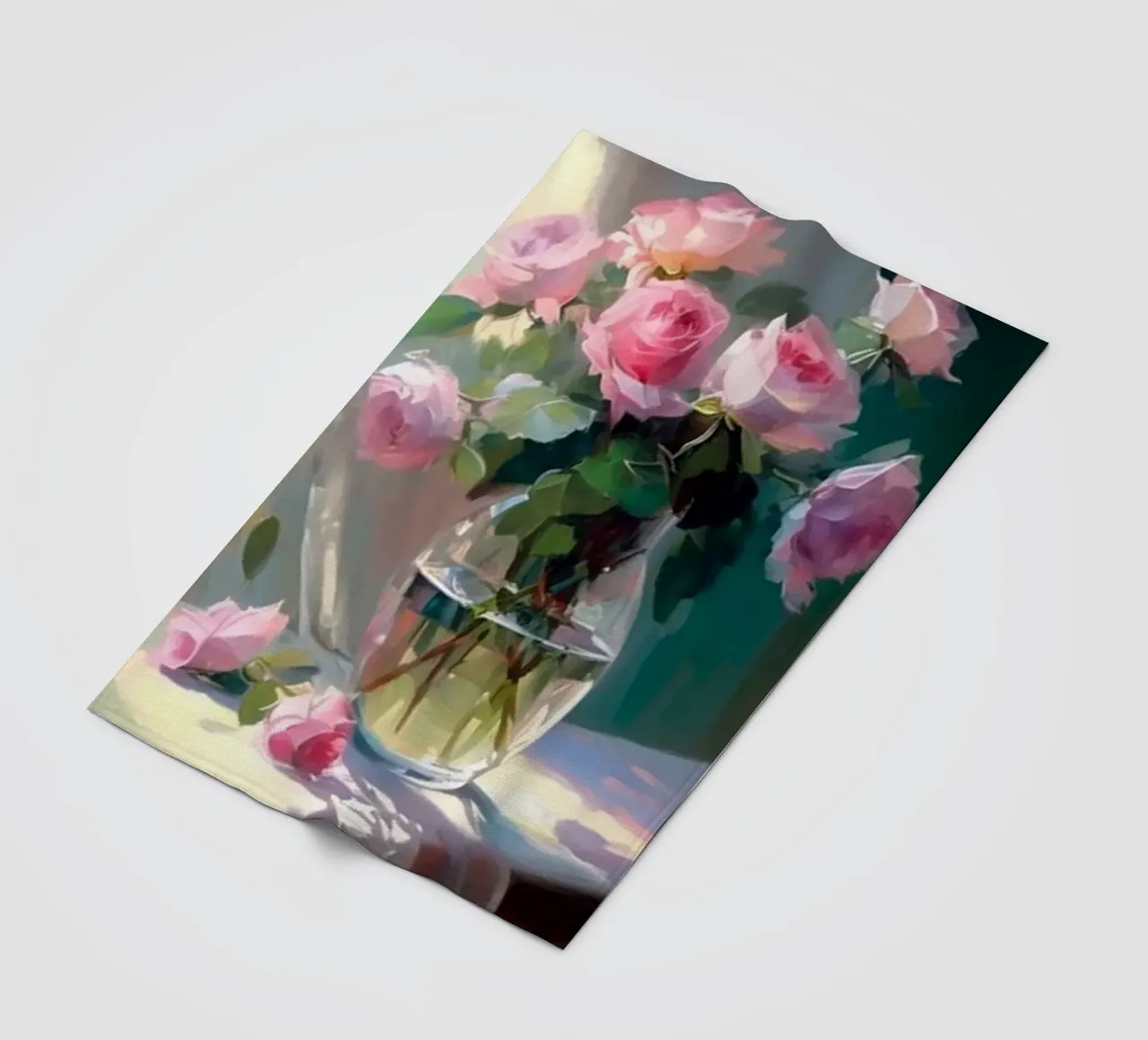 Monet - Vaso di fiori coperta in pile da Günstiger Laden