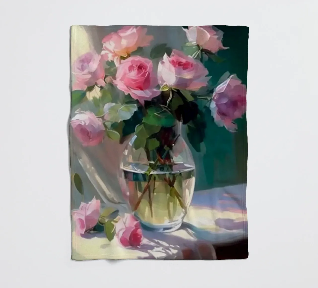 Monet - Vaso di fiori coperta in pile da Günstiger Laden