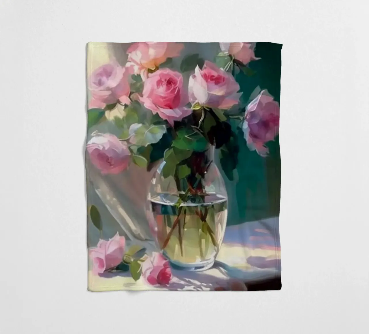 Monet - Vaso di fiori coperta in pile da Günstiger Laden