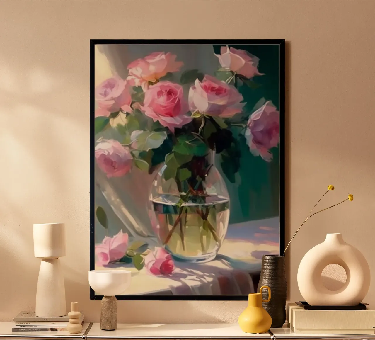 Monet - Vaso di fiori carta hahnemühle da Günstiger Laden