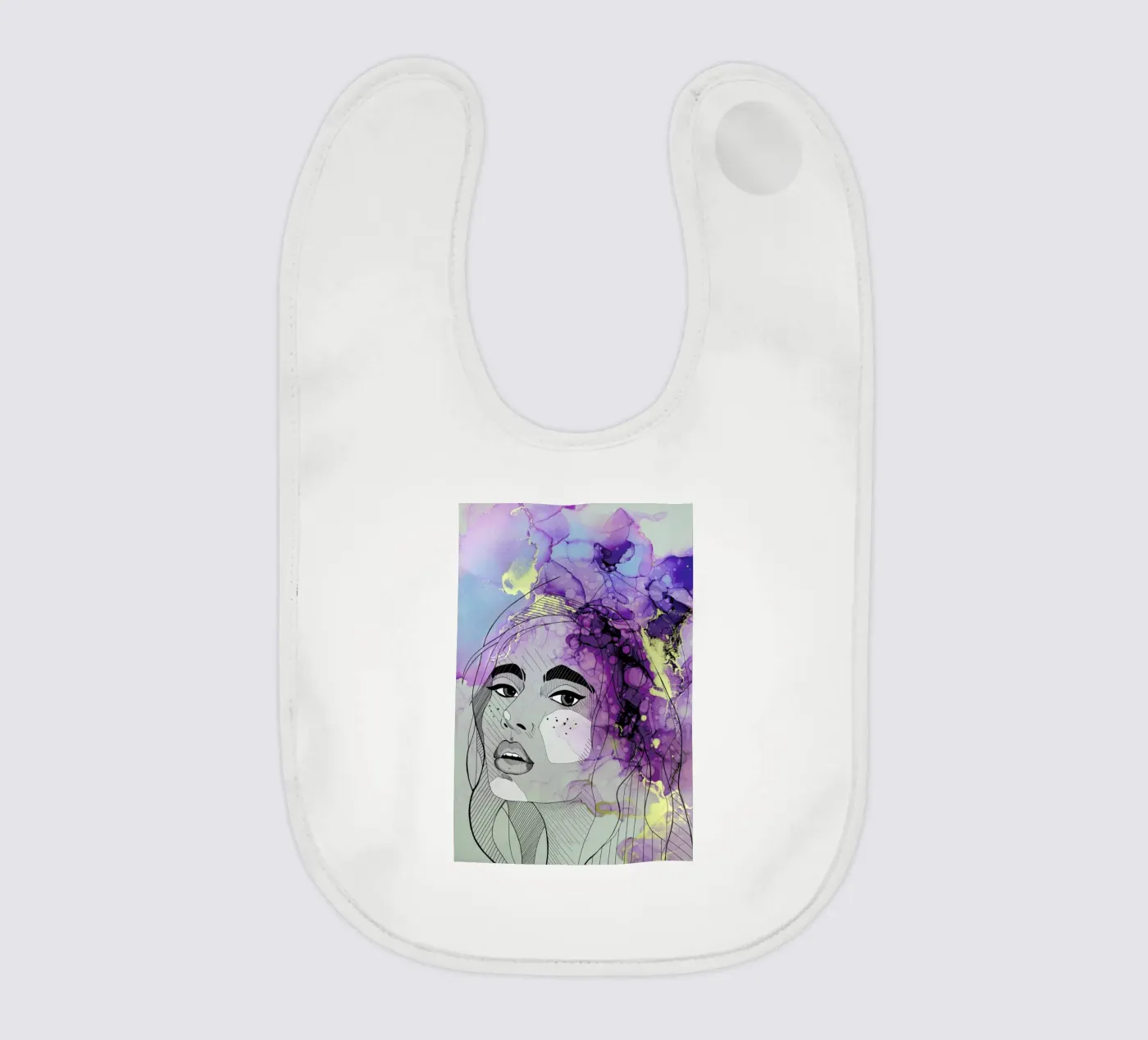 Fluid Lady Babylätzchen von Sabrina Ziegenhorn