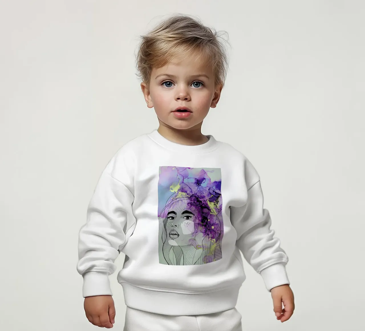 Fluid Lady felpa neonato da Sabrina Ziegenhorn