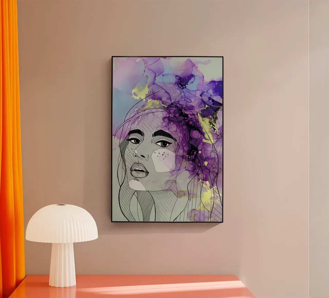 Fluid Lady plexiglass da Sabrina Ziegenhorn