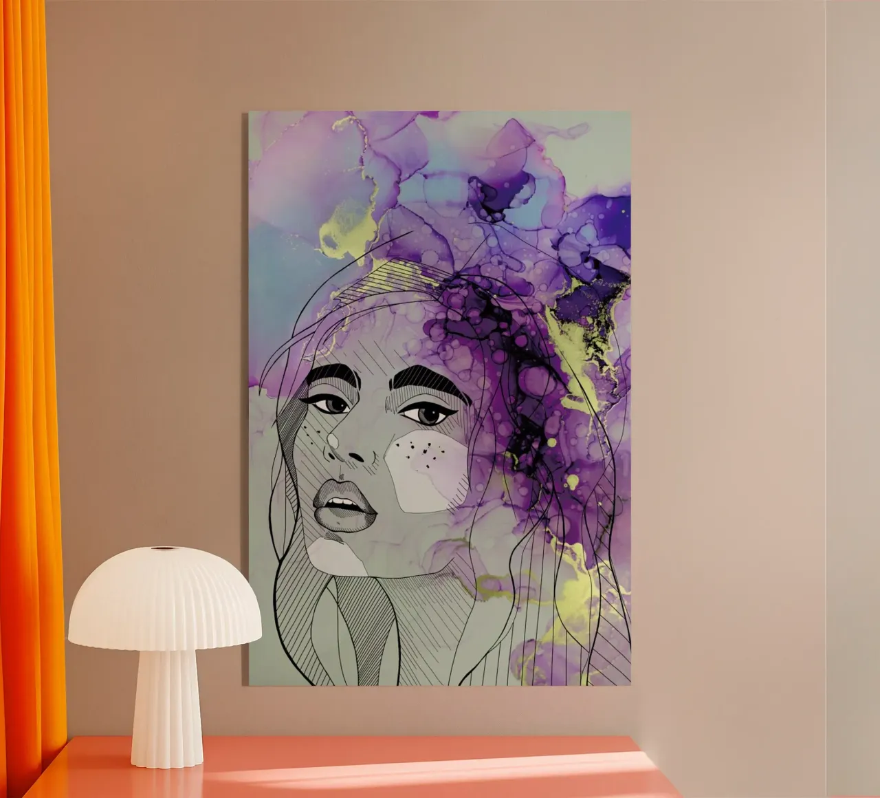 Fluid Lady plexiglass da Sabrina Ziegenhorn