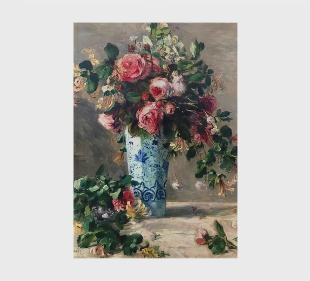 Monet - Il vaso di fiori diario da Günstiger Laden