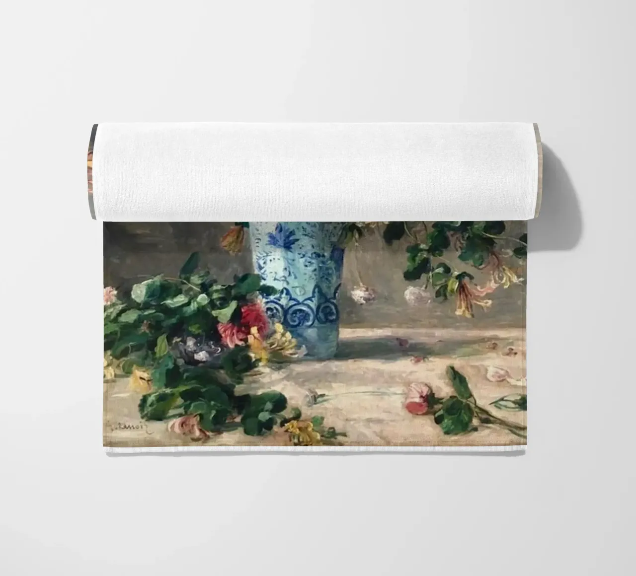 Monet - Il vaso di fiori telo mare da Günstiger Laden