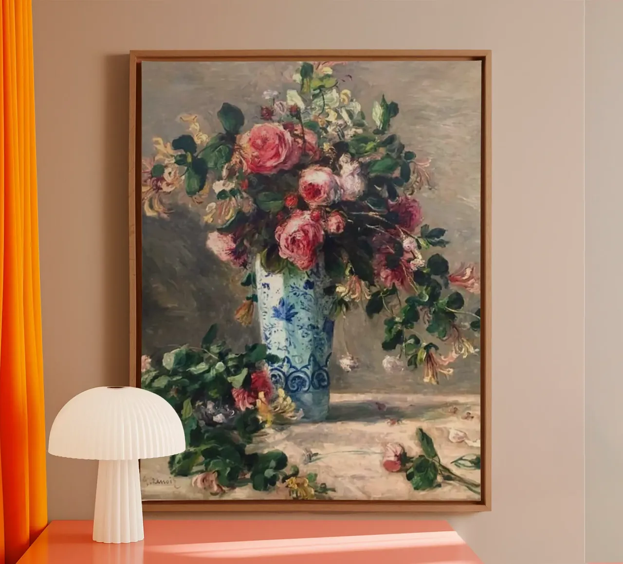 Monet - The Flower pot canvas by Günstiger Laden