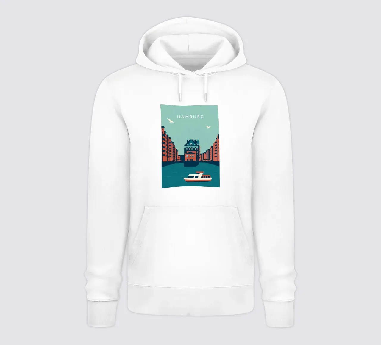 Hamburg sudadera con capucha de Attaboy Dsgn