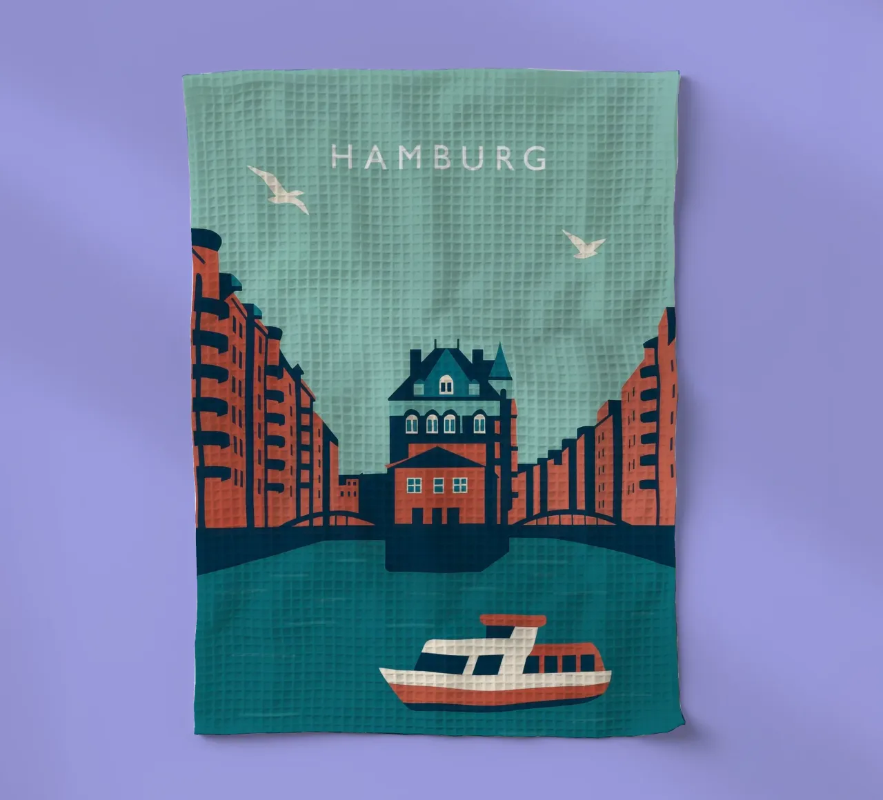 Hamburg canovaccio da cucina da Attaboy Dsgn