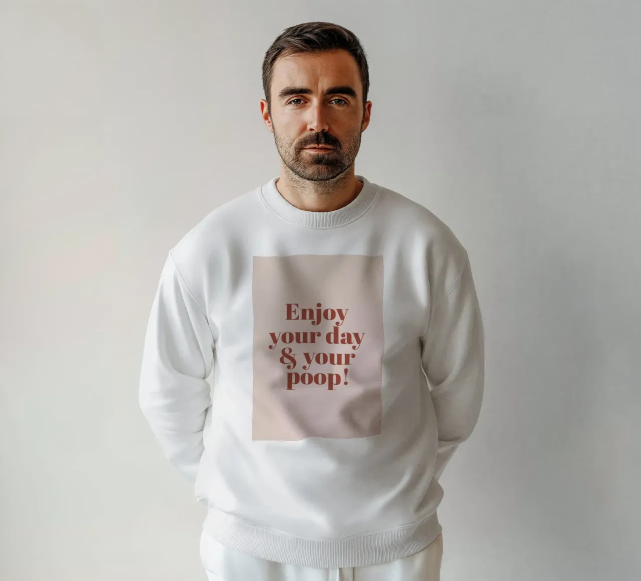 Enjoy Your Day And Poop felpa da Ayleen