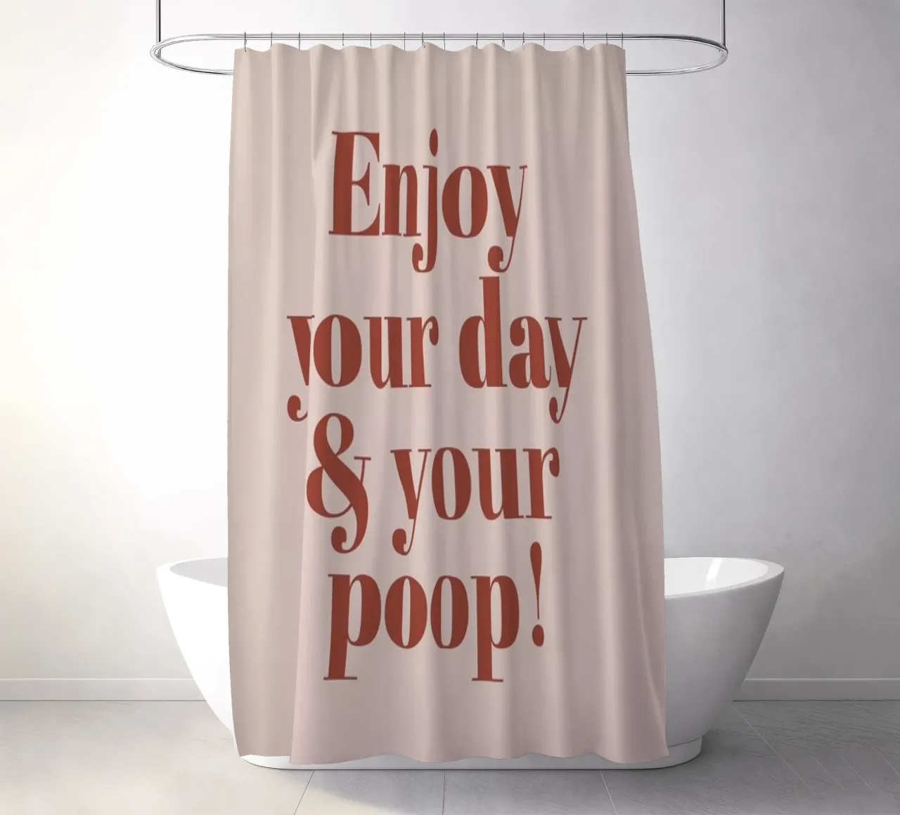 Enjoy Your Day And Poop tenda da doccia da Ayleen