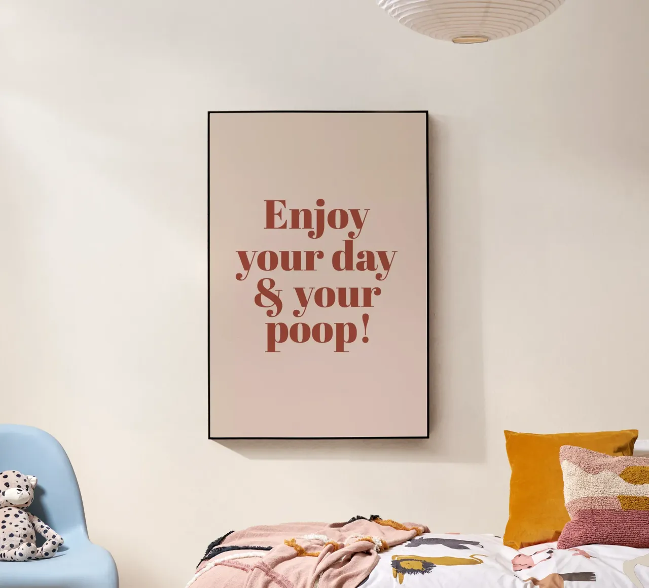 Enjoy Your Day And Poop plexiglass da Ayleen