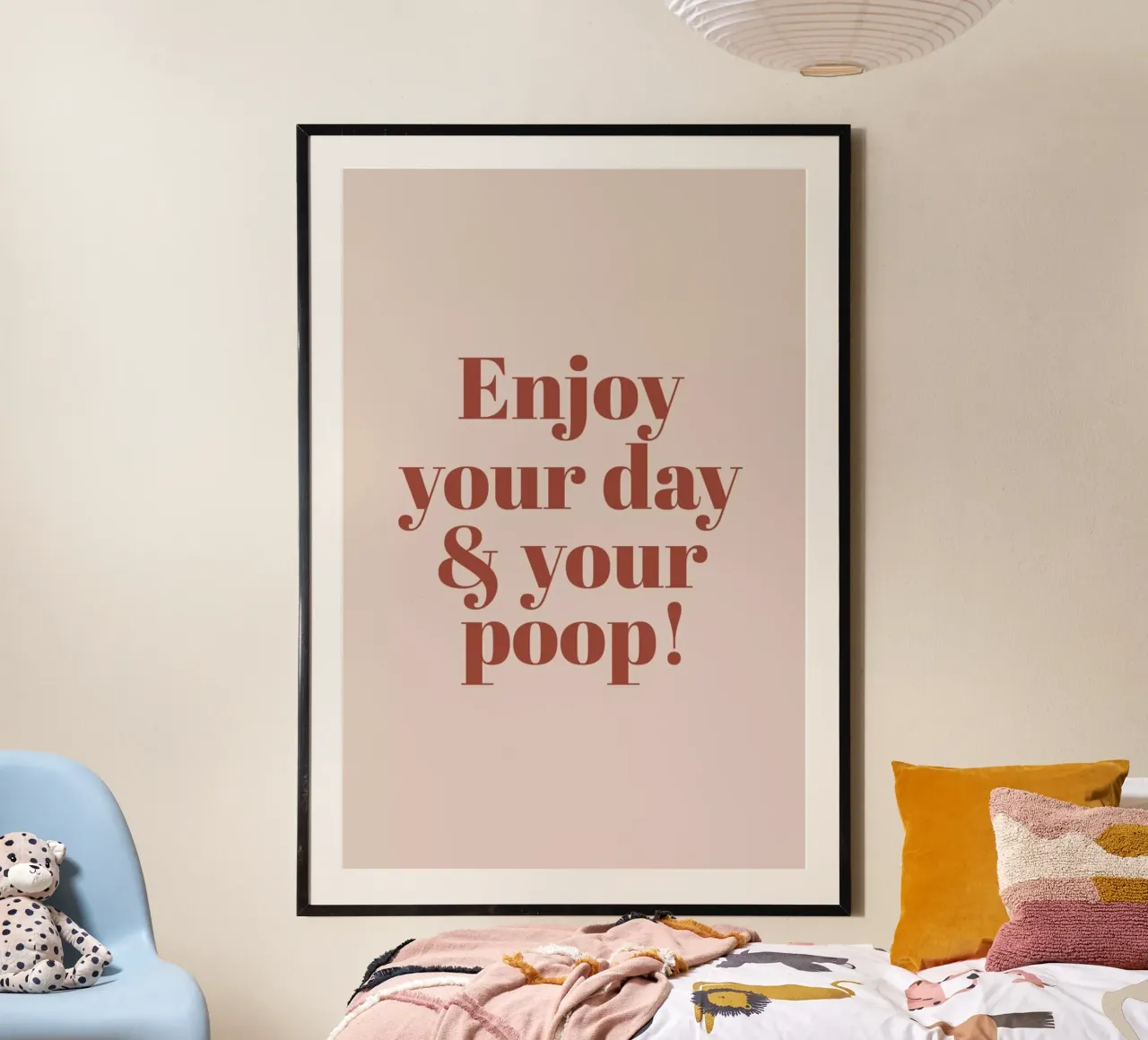 Enjoy Your Day And Poop carta hahnemühle da Ayleen