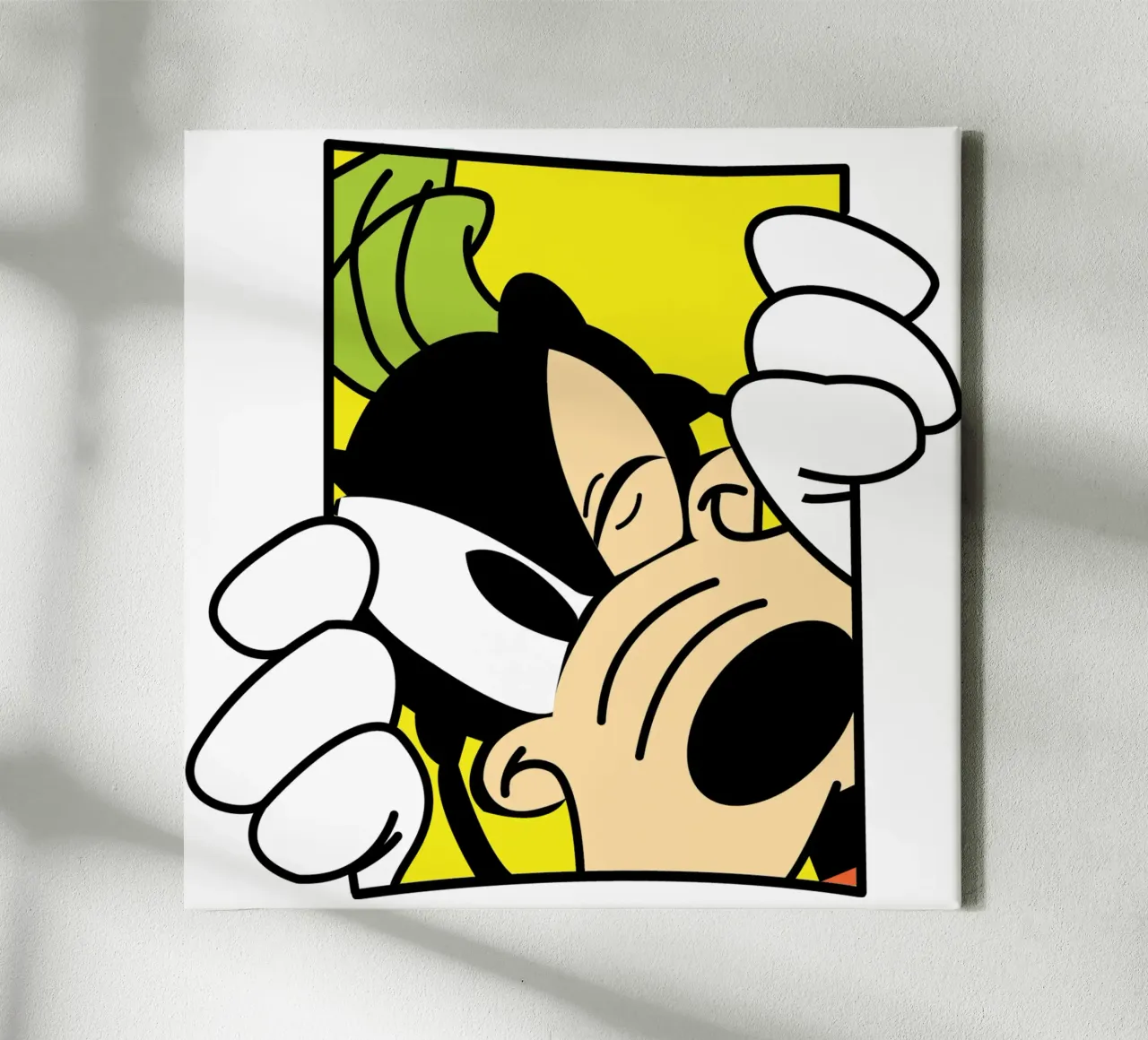 Goofy tela con Cornice a cassetta da Aranduts