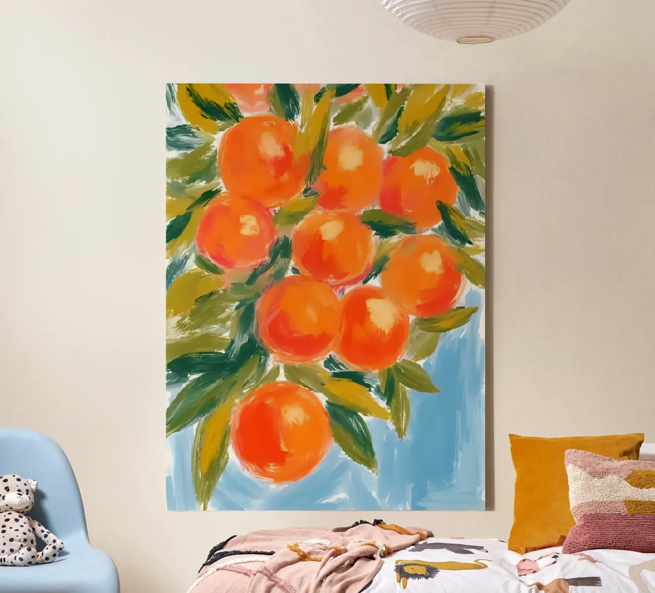 Orangenbaum tela con Cornice a cassetta da Ohkimiko