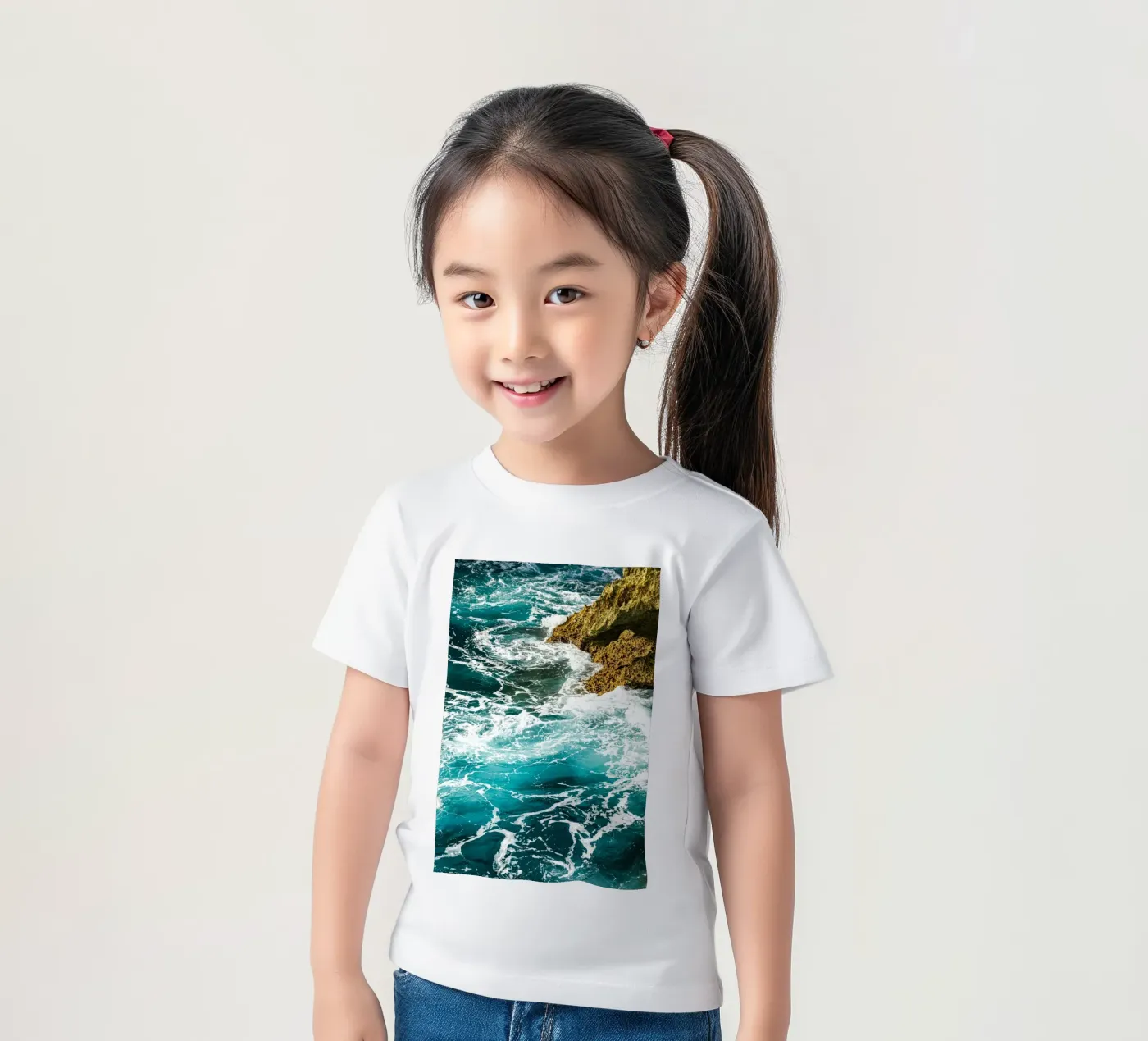 onde dell'oceano t-shirt bambini da Earthly Visions
