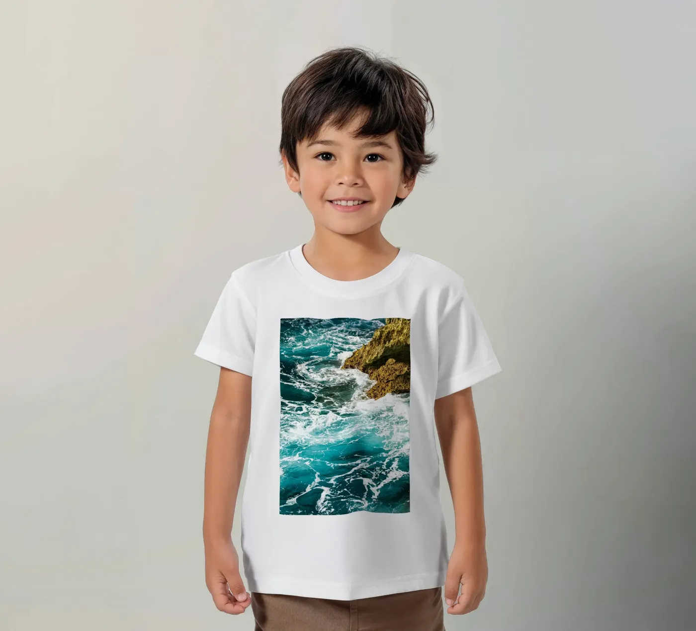 onde dell'oceano t-shirt bambini da Earthly Visions