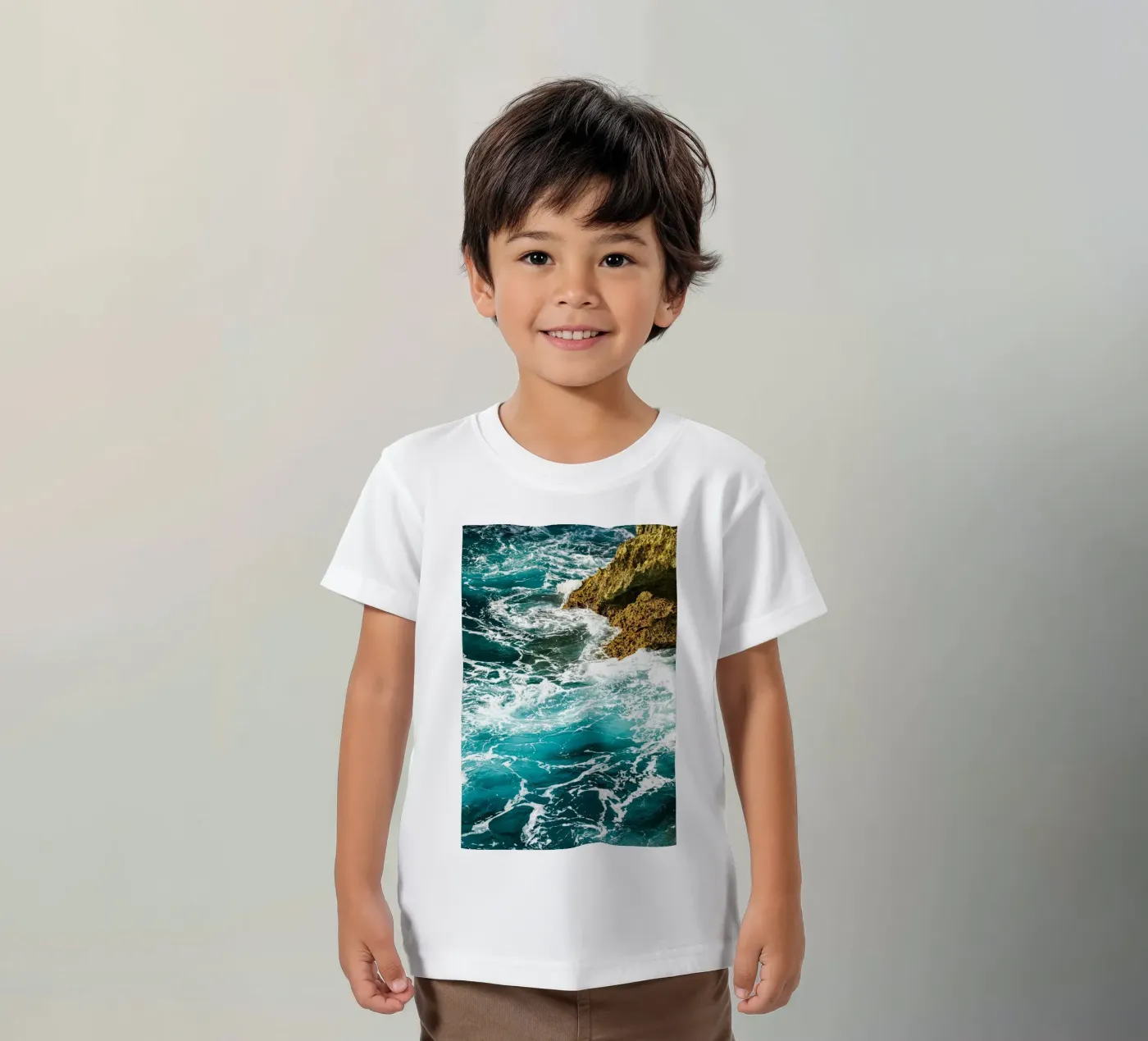 onde dell'oceano t-shirt bambini da Earthly Visions