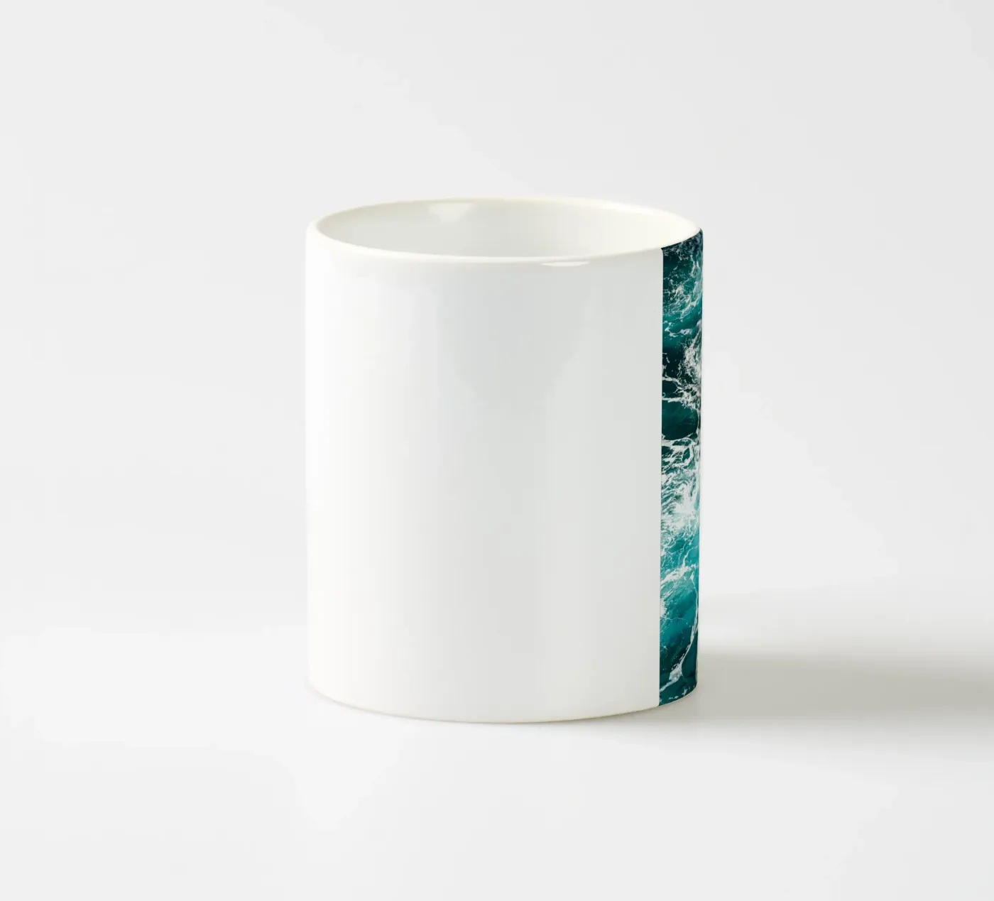 ocean waves ceramic mug by Earthly Visions