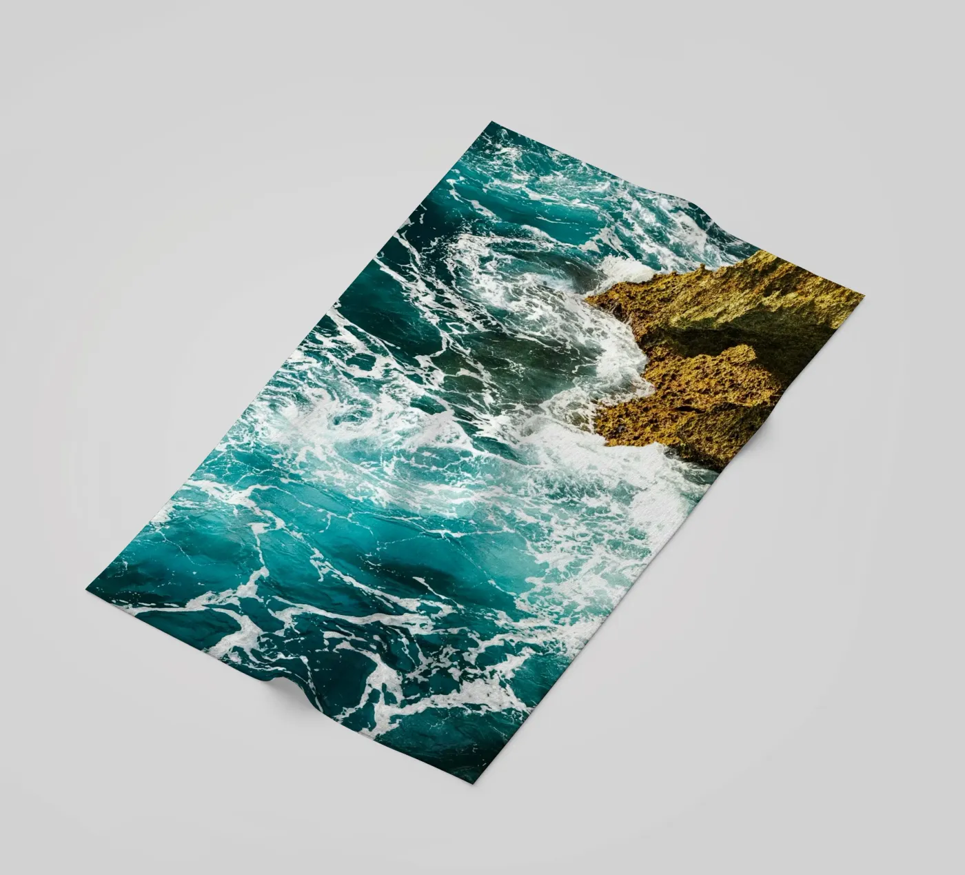 oceaangolven strandhanddoek van Earthly Visions