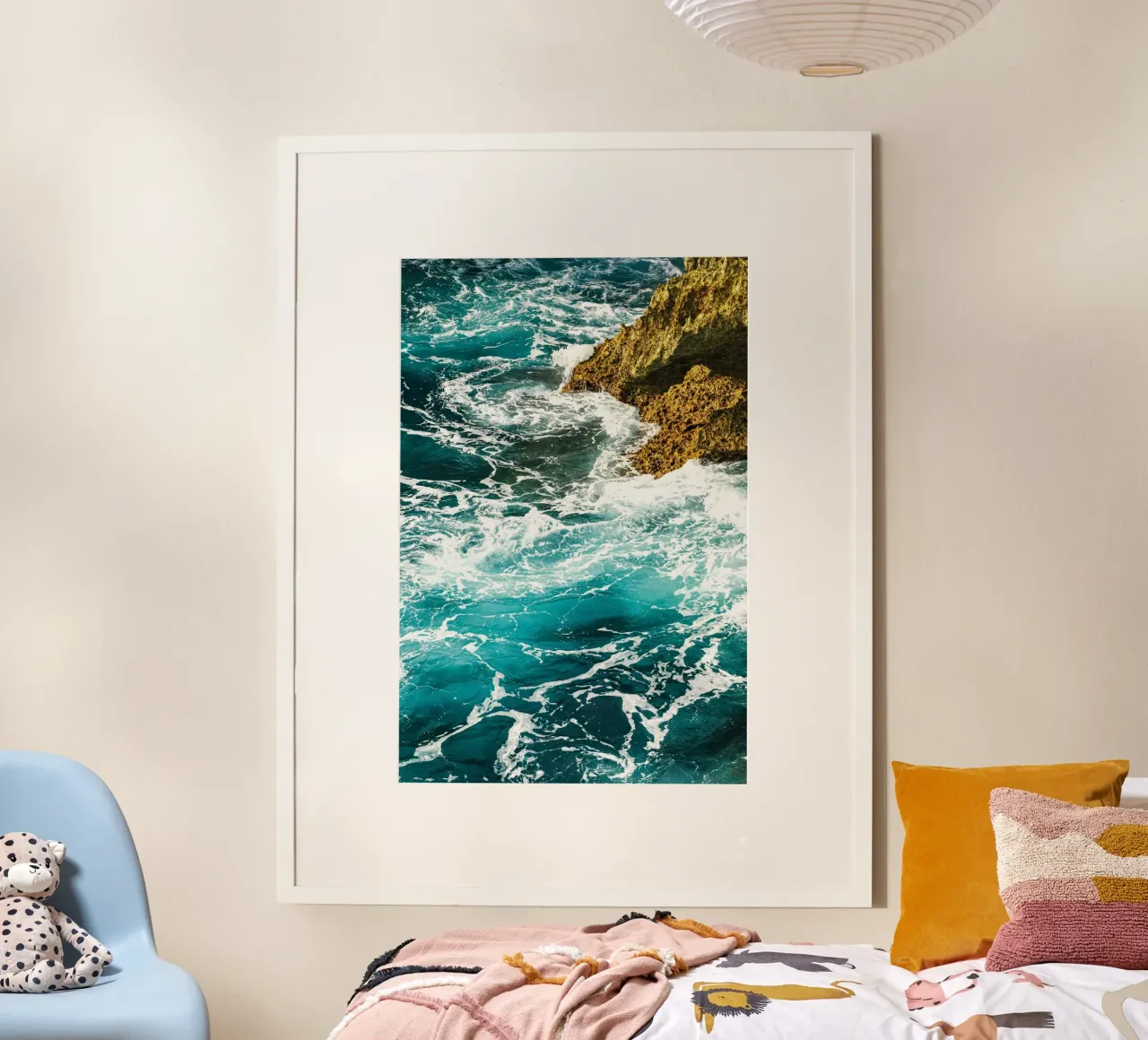 oceaangolven poster van Earthly Visions