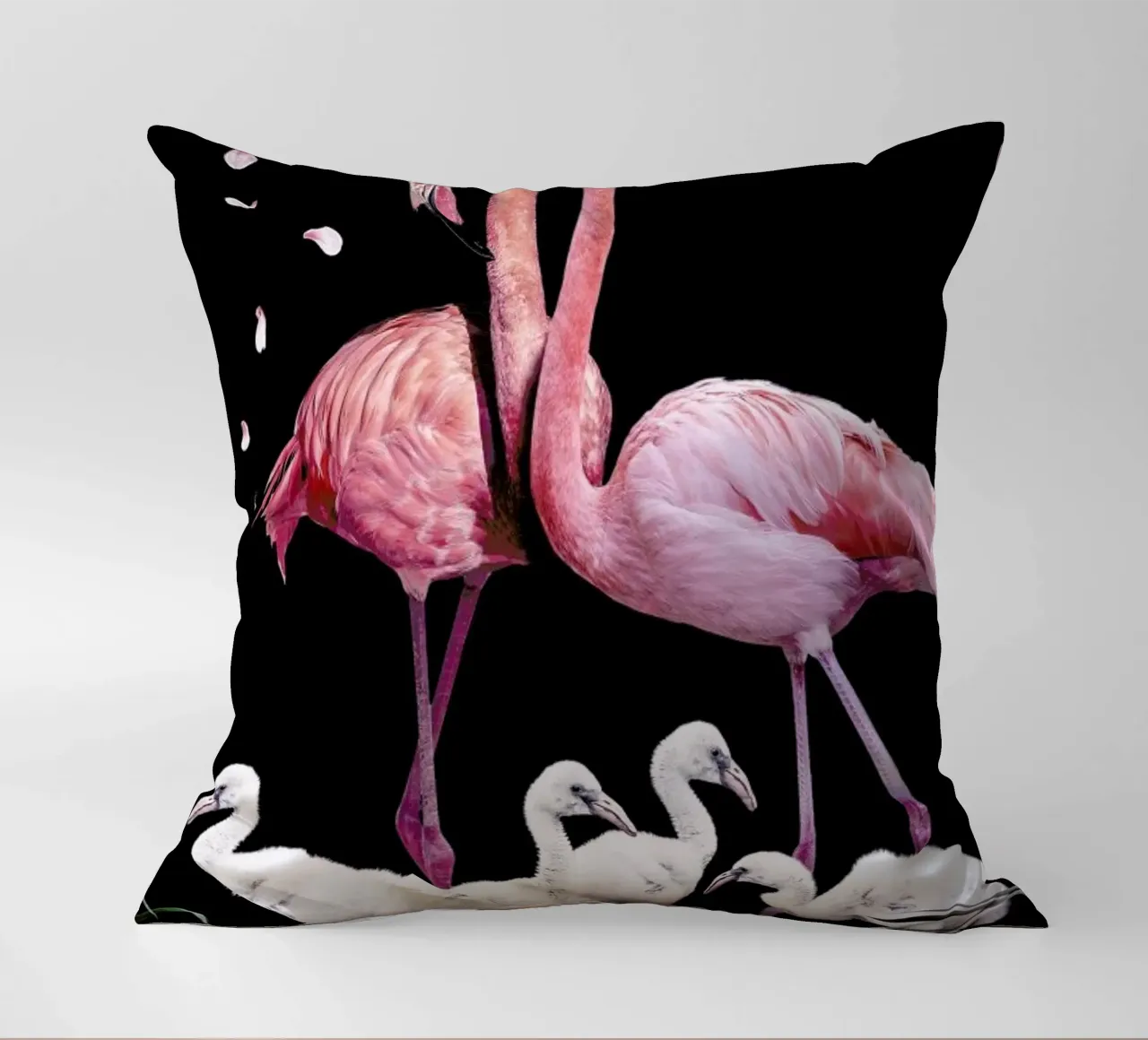 Flamingo Family cuscino da Wouter Rikken