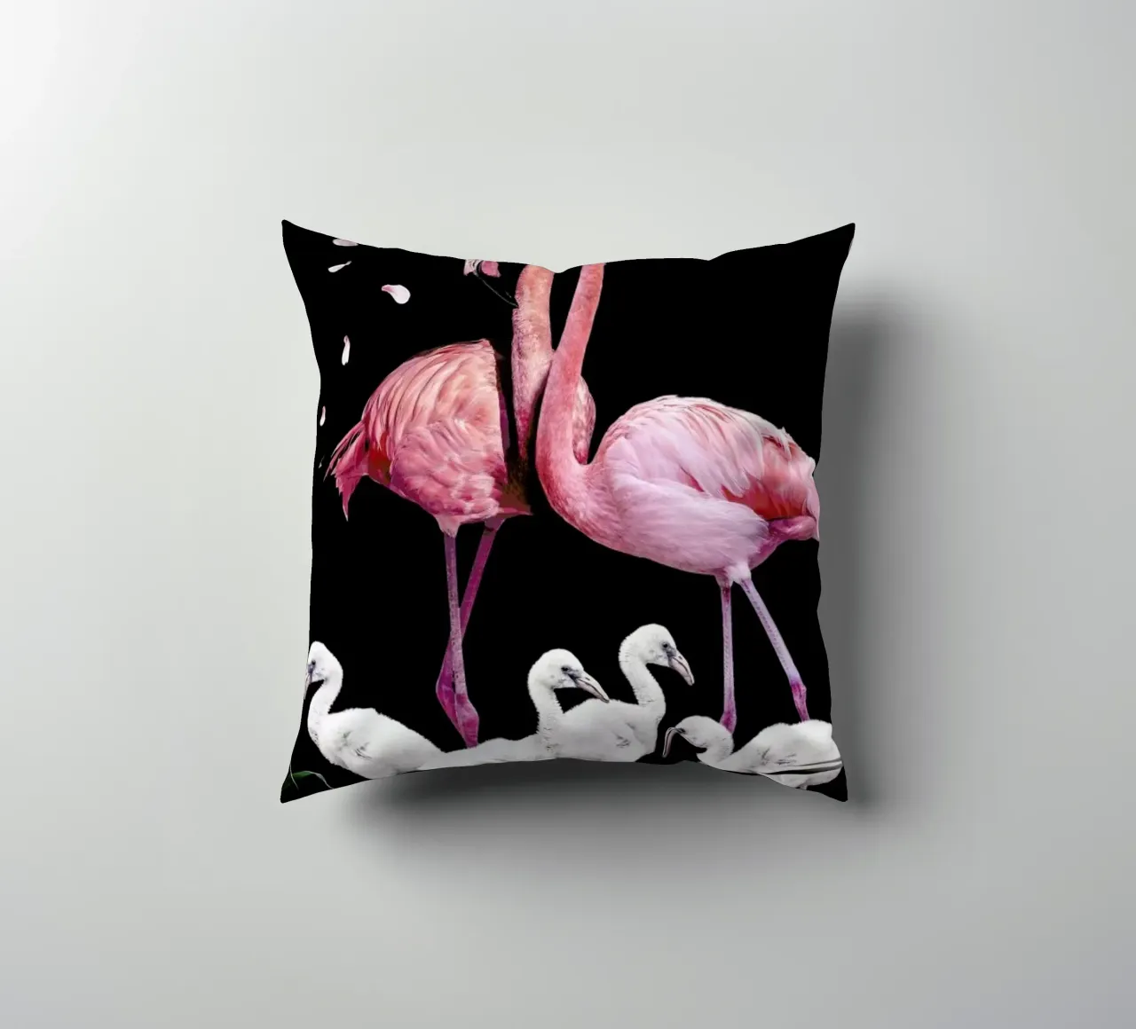 Flamingo Family cuscino da Wouter Rikken
