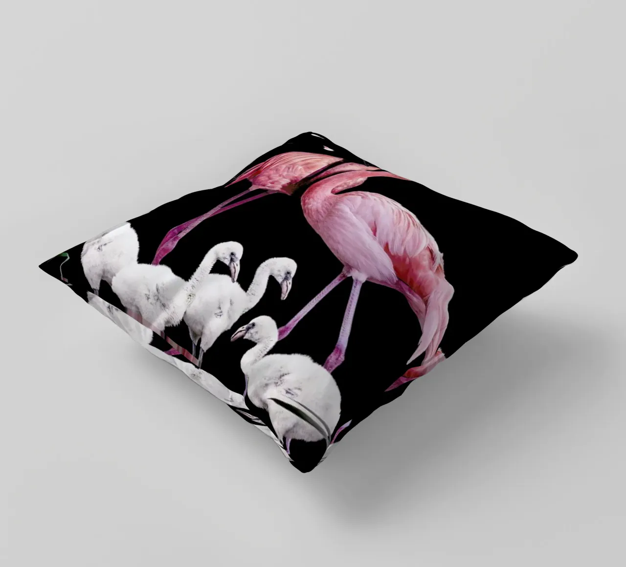 Flamingo Family cuscino da Wouter Rikken