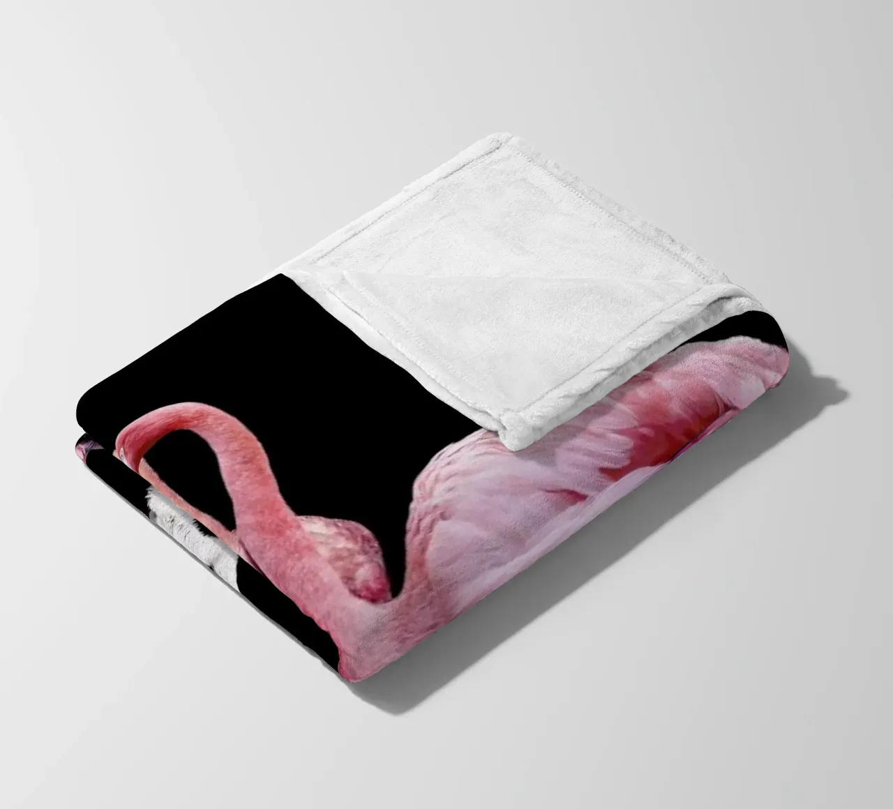 Flamingo Family fleece blanket by Wouter Rikken