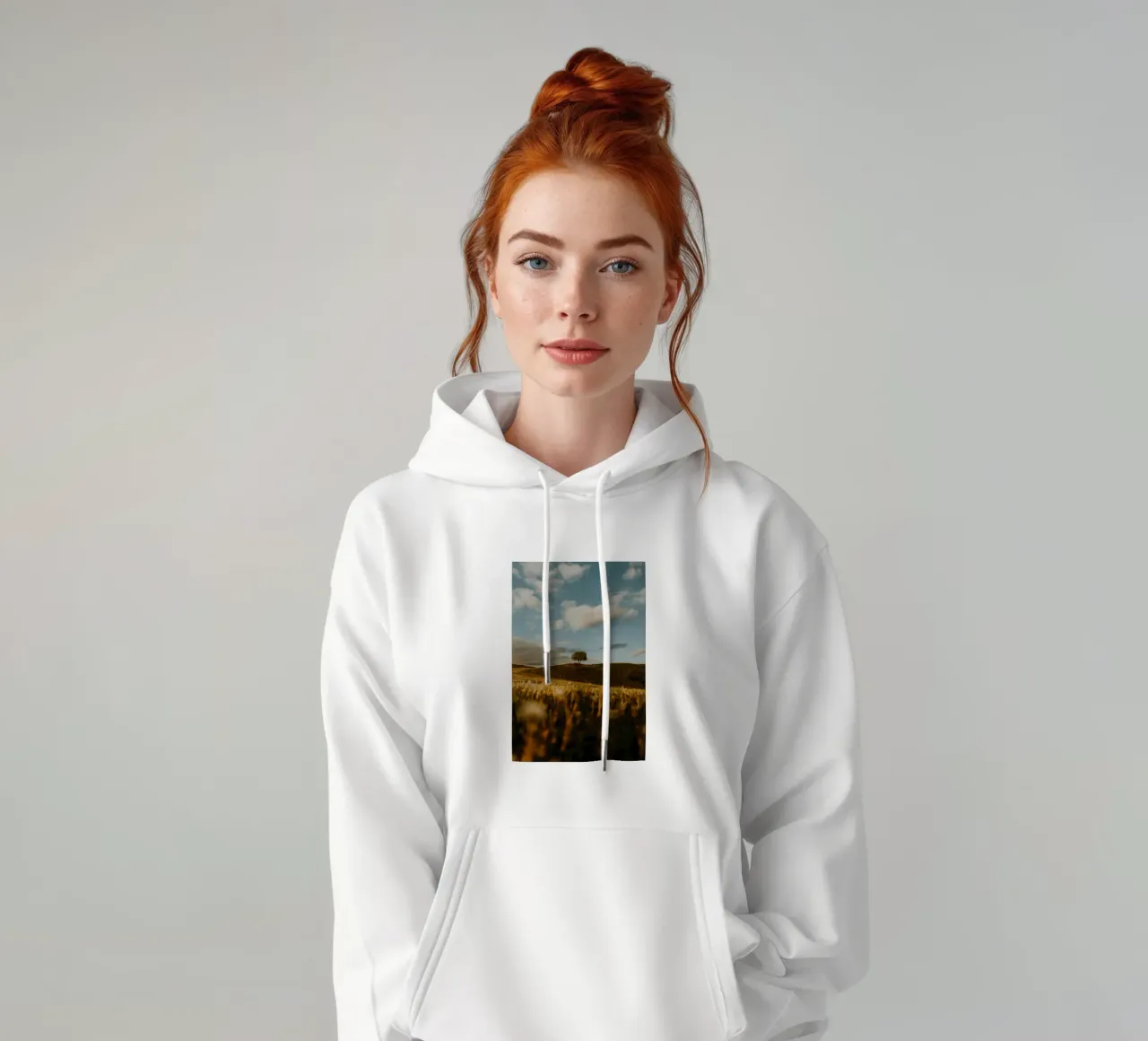 hierba de árbol sudadera con capucha de Earthly Visions