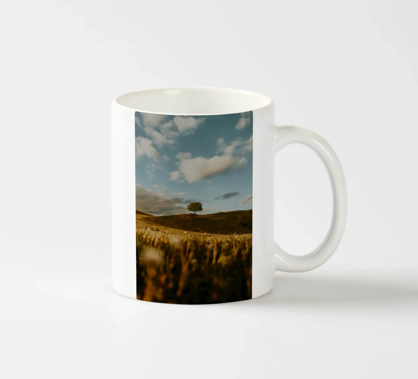 tree grass ceramic mug by Earthly Visions