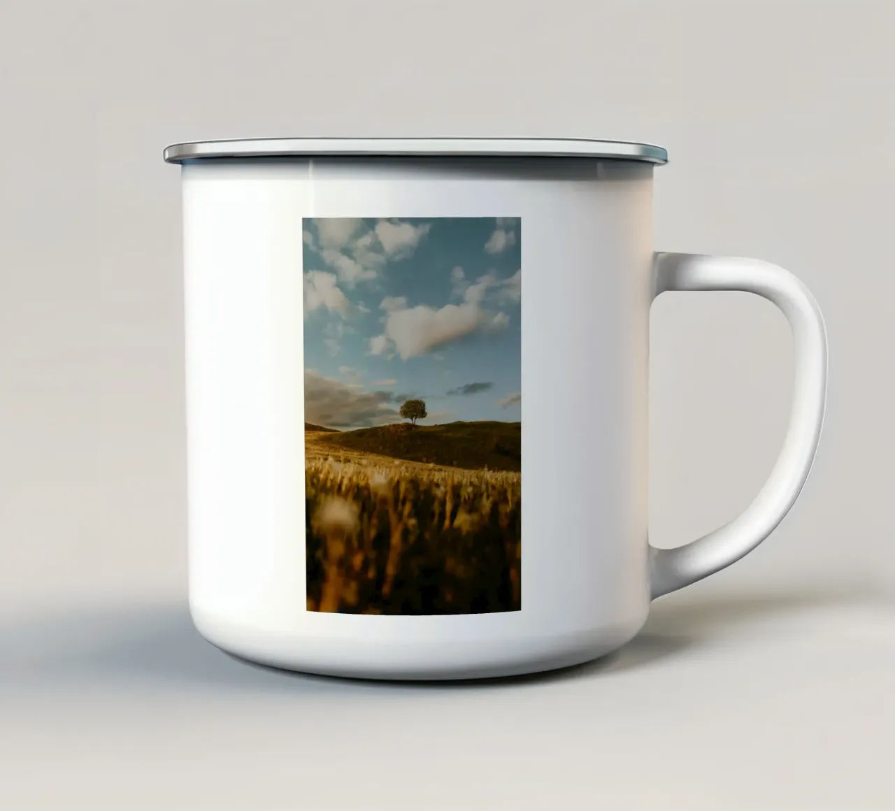 albero erba tazza in smalto da Earthly Visions
