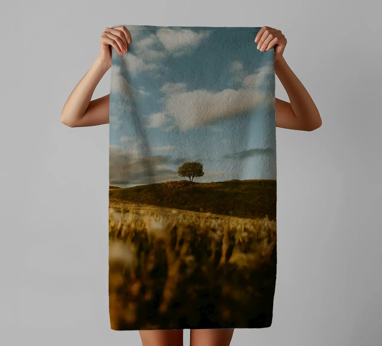 albero erba asciugamano da bagno da Earthly Visions