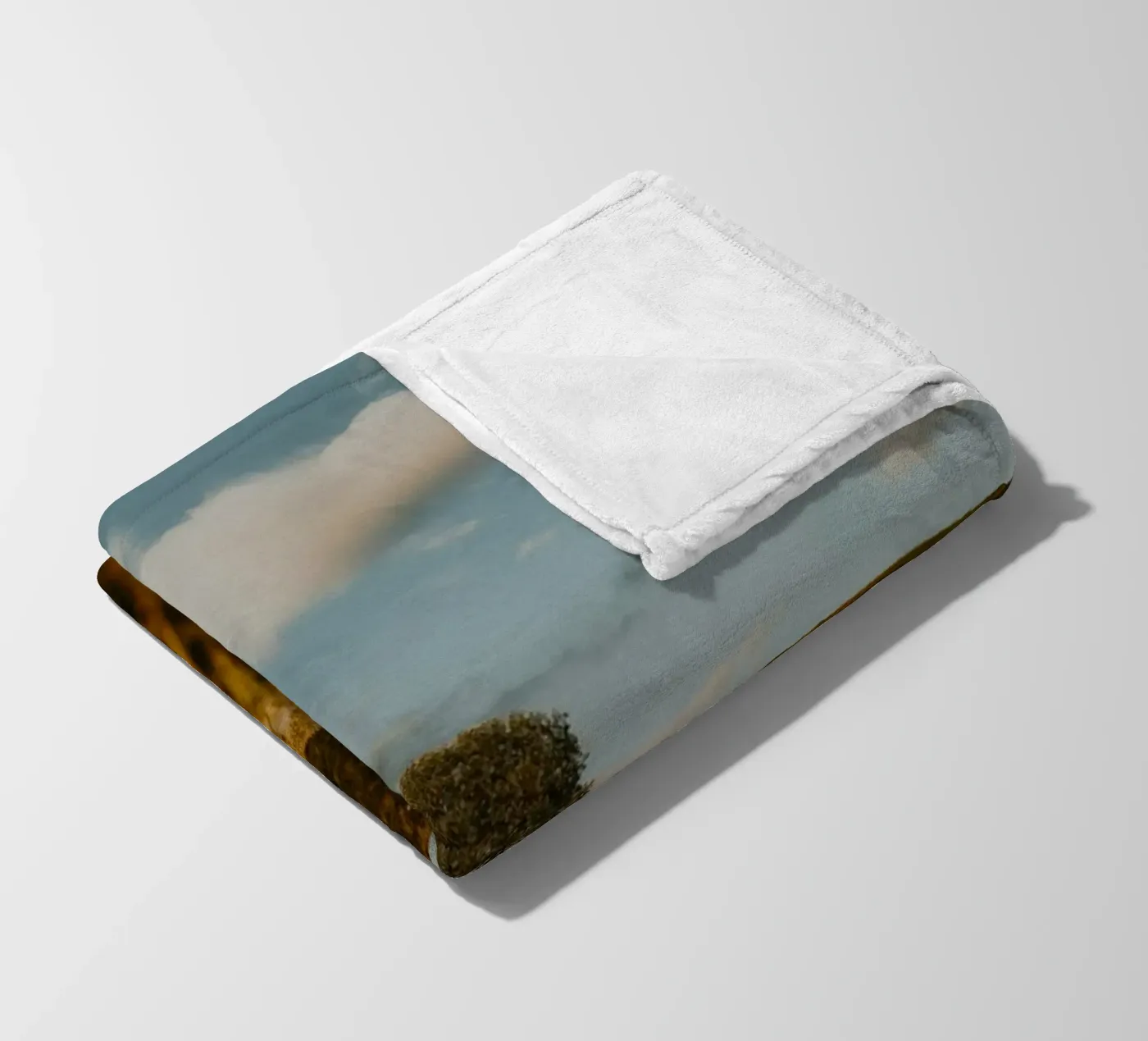 tree grass plaid polaire de Earthly Visions