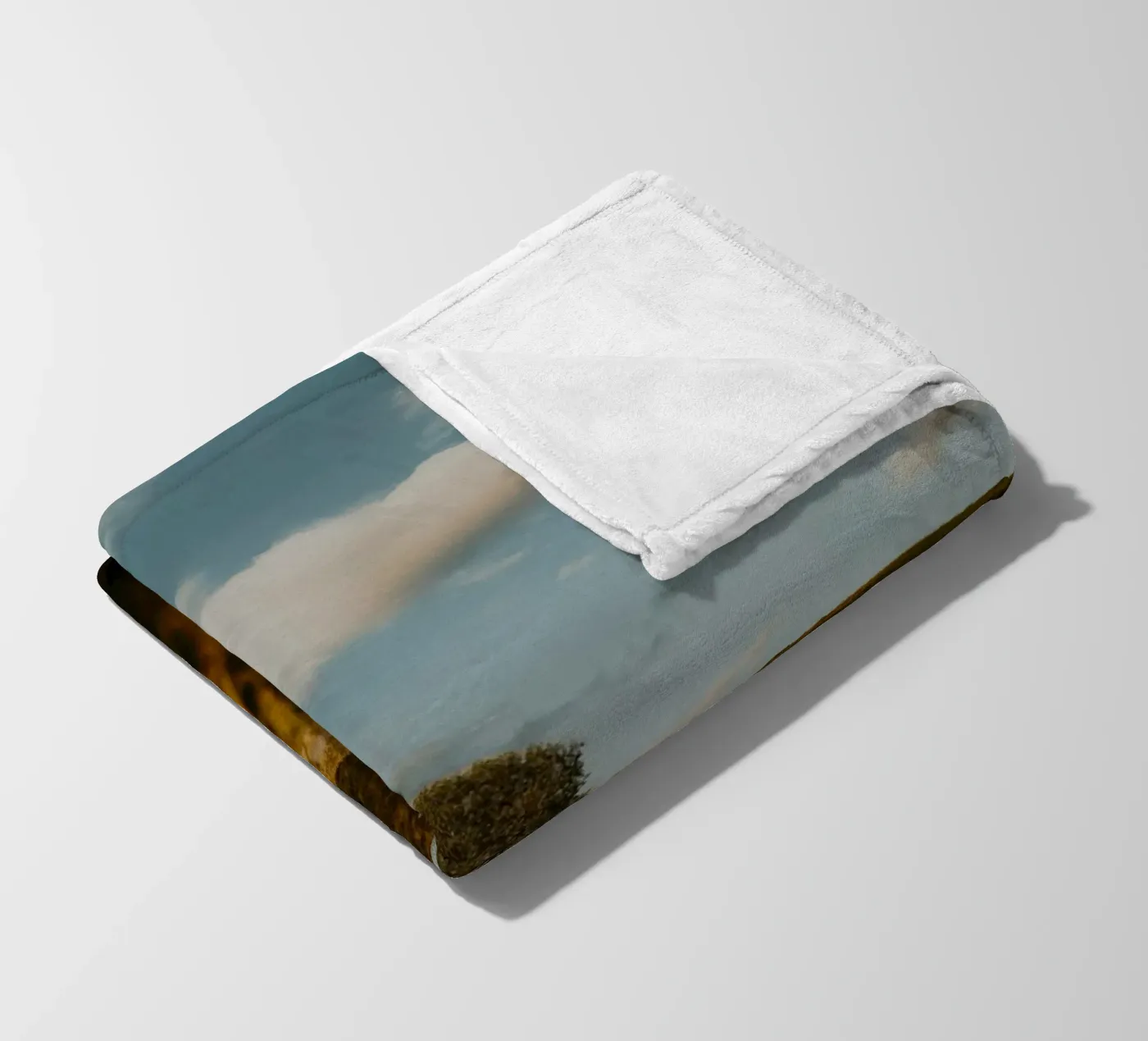 tree grass plaid polaire de Earthly Visions