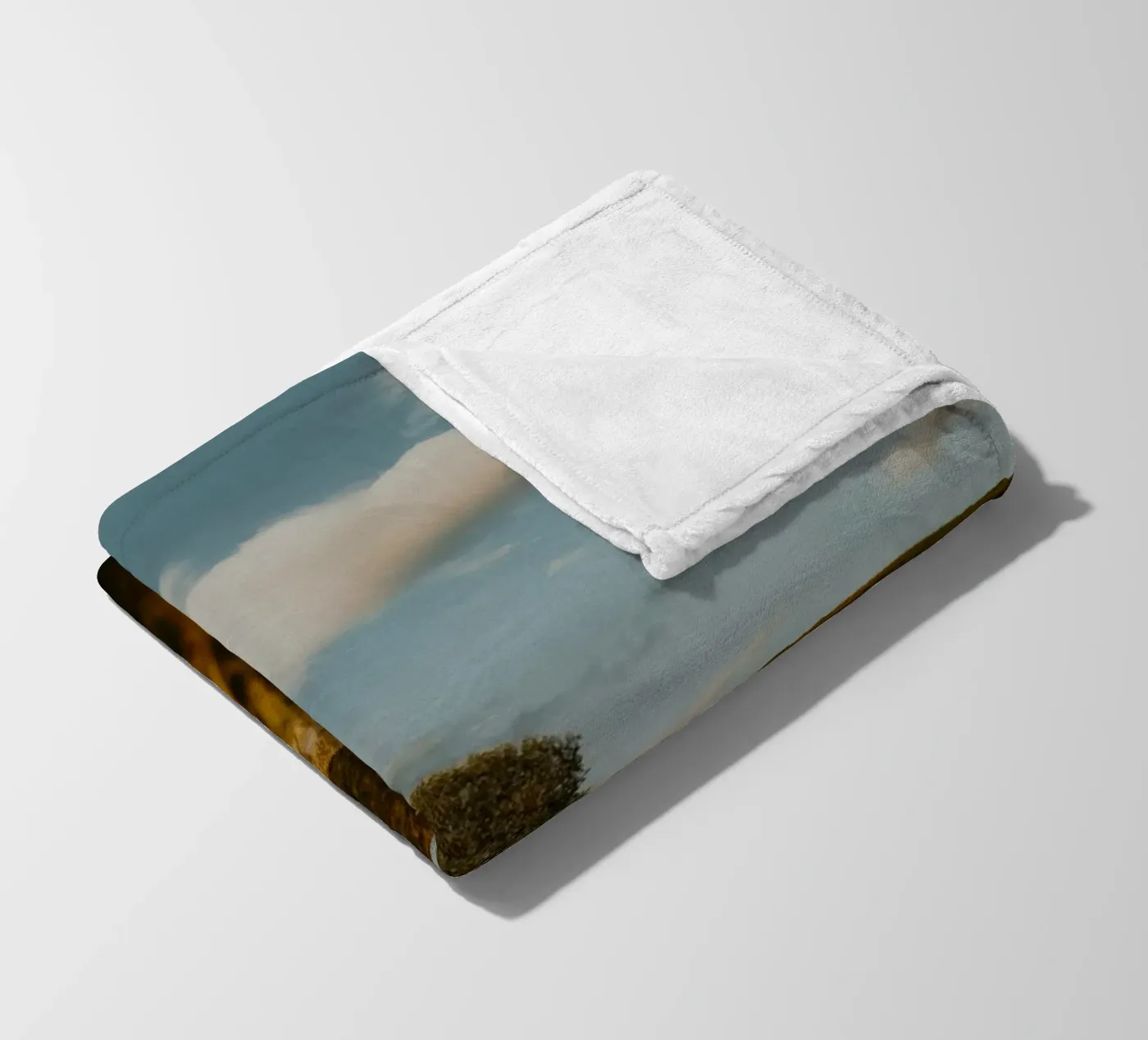 tree grass plaid polaire de Earthly Visions