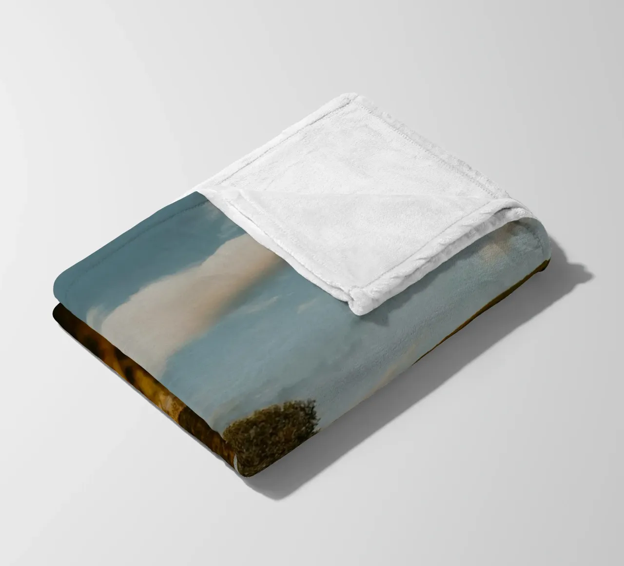 tree grass Fleecedecke von Earthly Visions