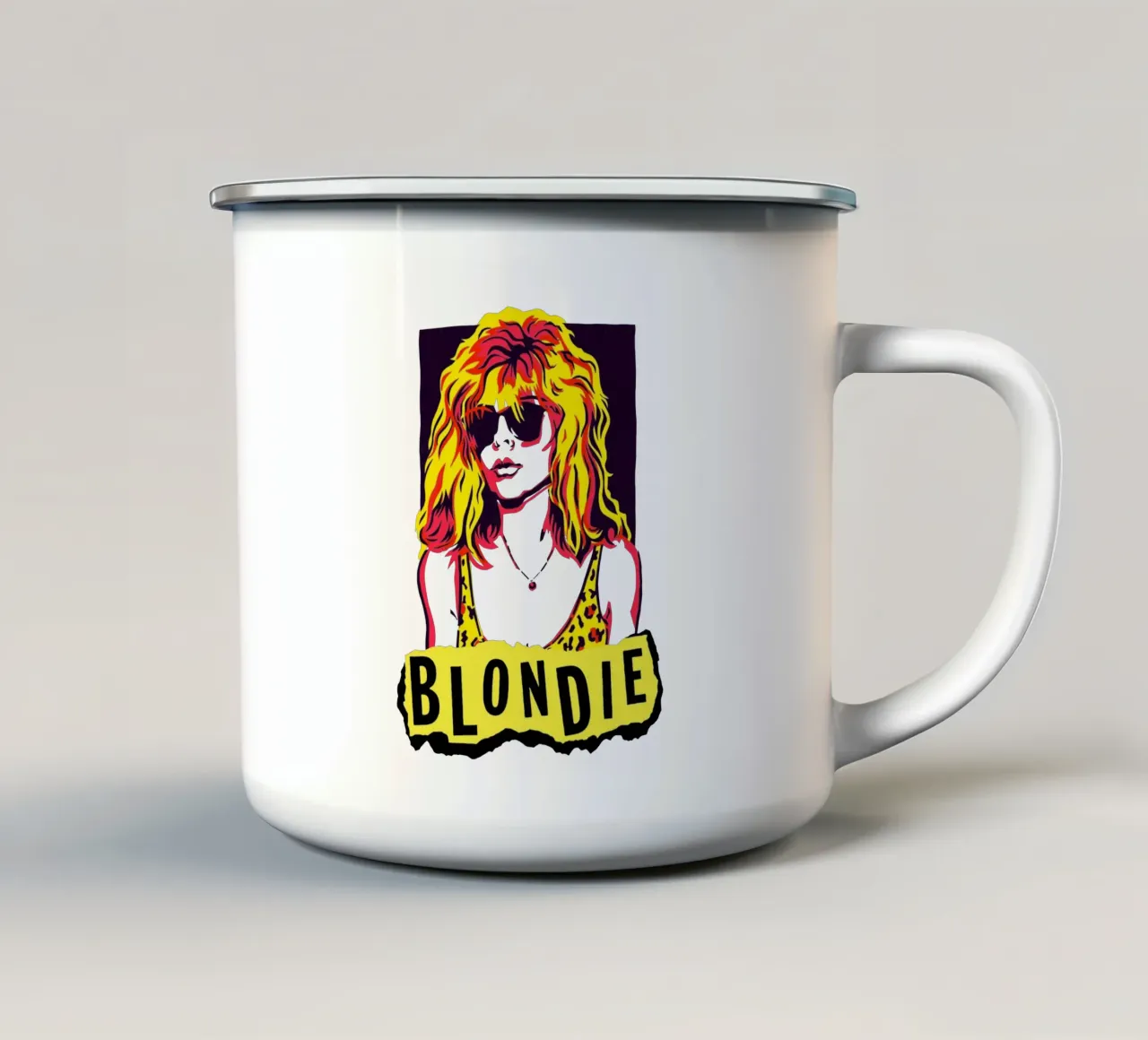 Blondie tazza in smalto da kiwirsemplok