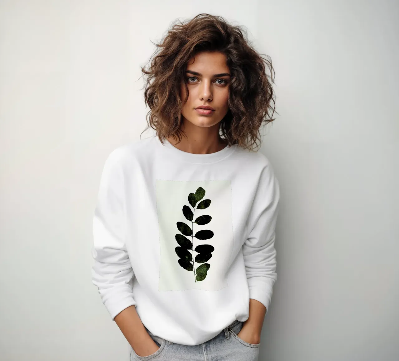 Ink Print No.24 Sweatshirt von Kubistika