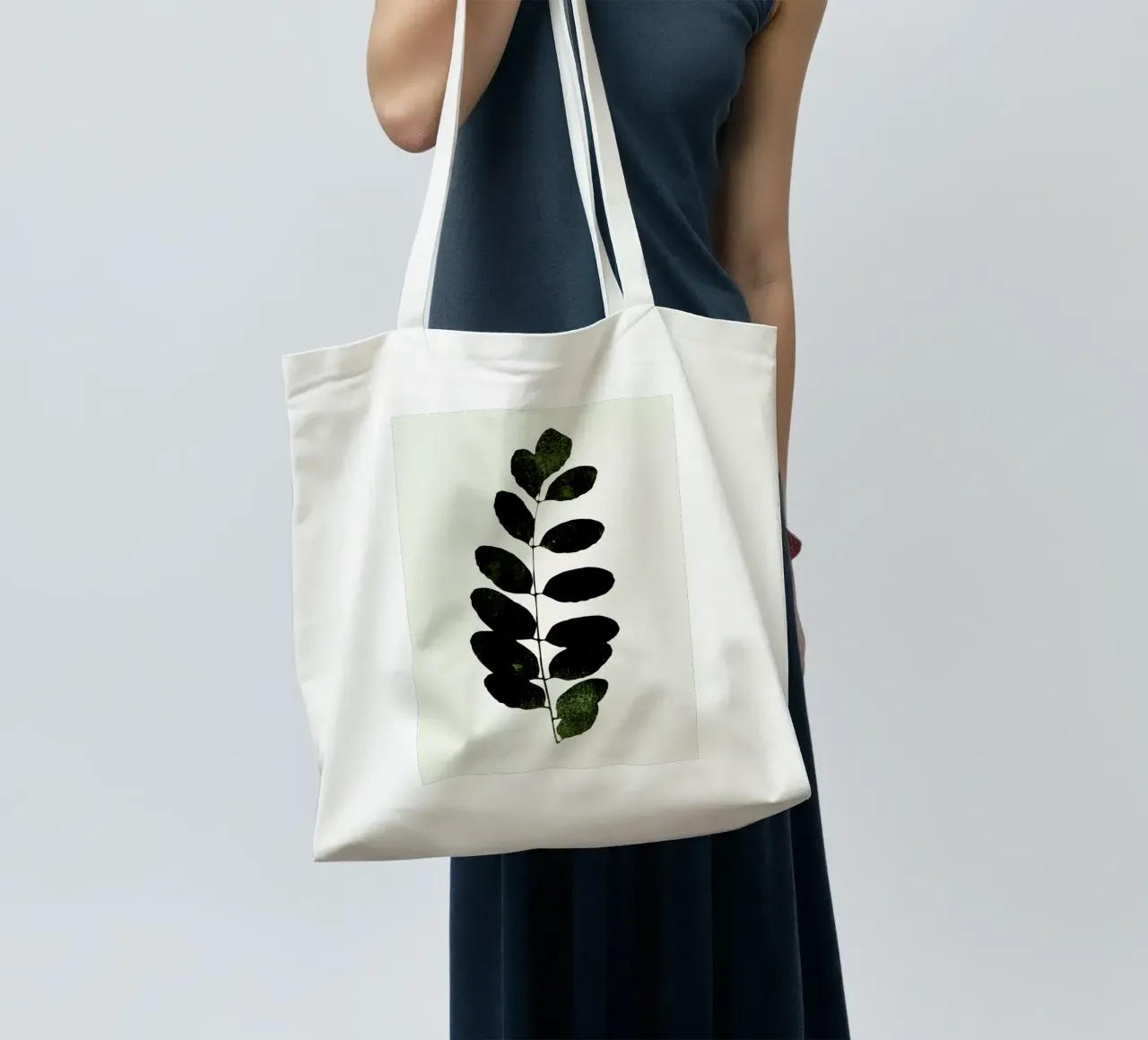 Ink Print No.24 borsa in juta da Kubistika
