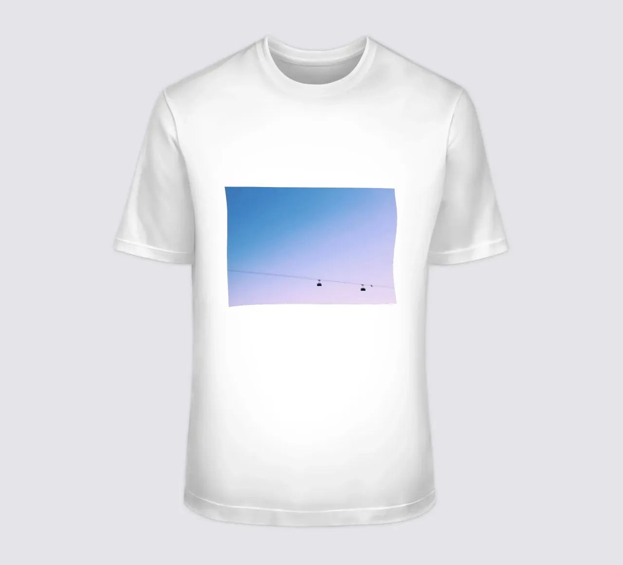 Cable Cars in Pink Sunset t-shirt by KISSA STUDIO