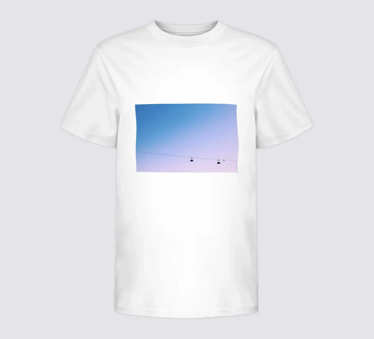 Cable Cars in Pink Sunset kids t-shirt by KISSA STUDIO