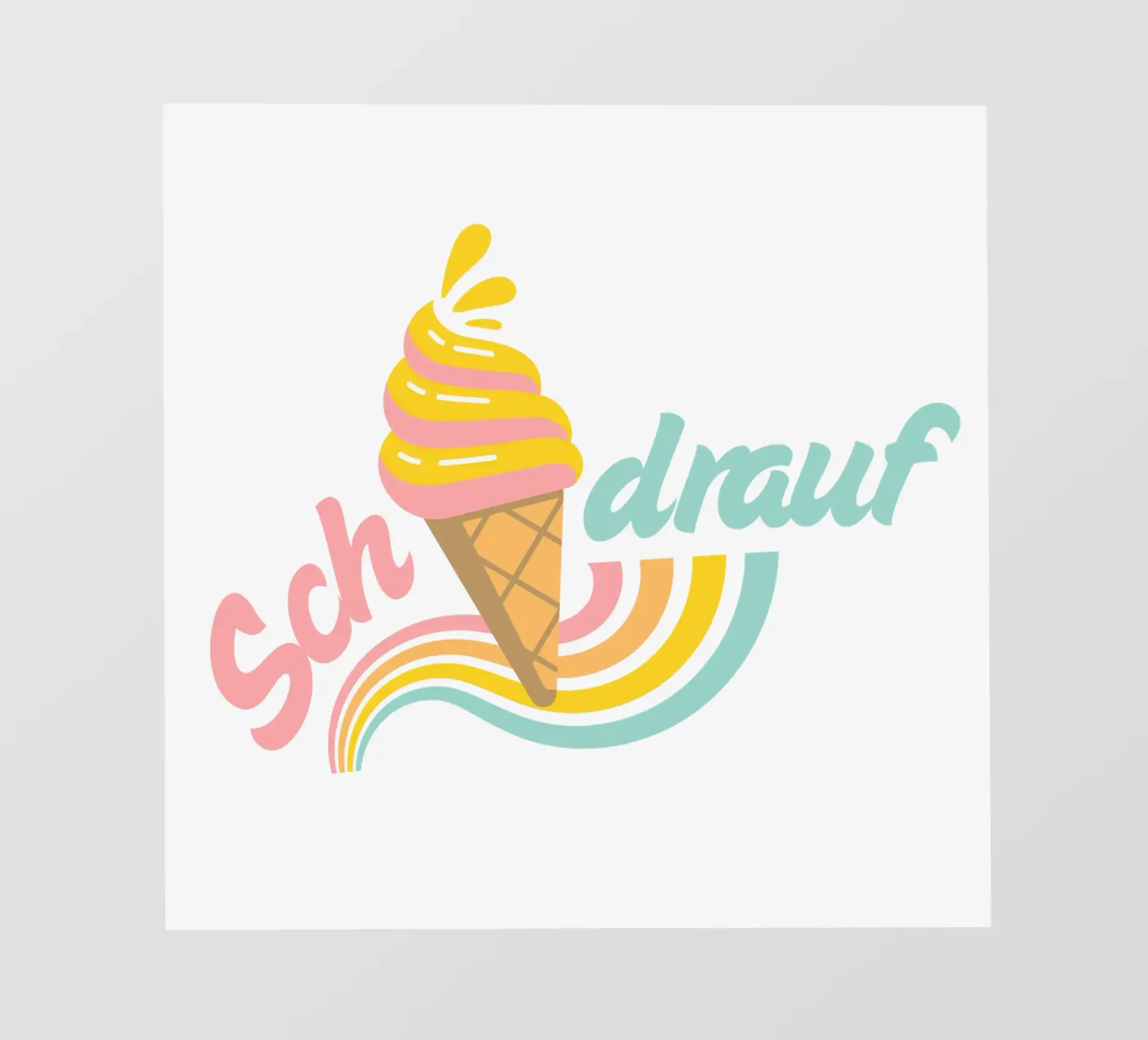 sch(eis)drauf fotobehang van fummelhummel