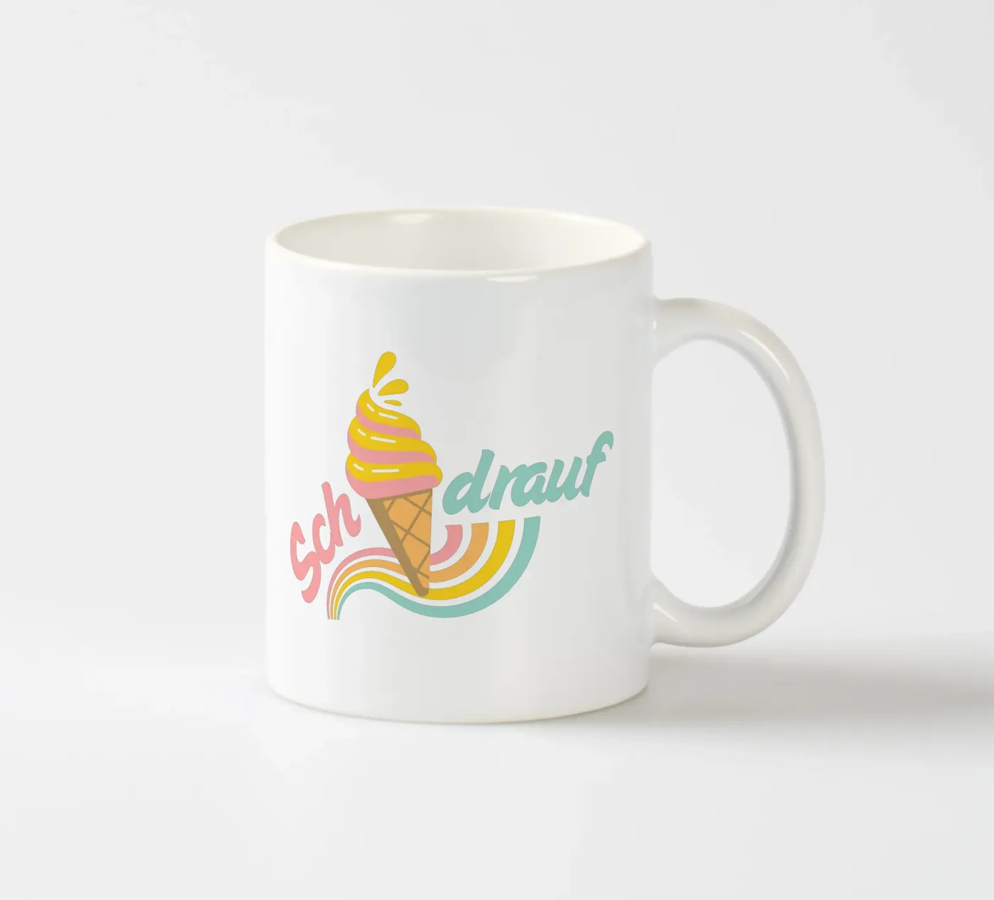 sch(eis)drauf ceramic mug by fummelhummel