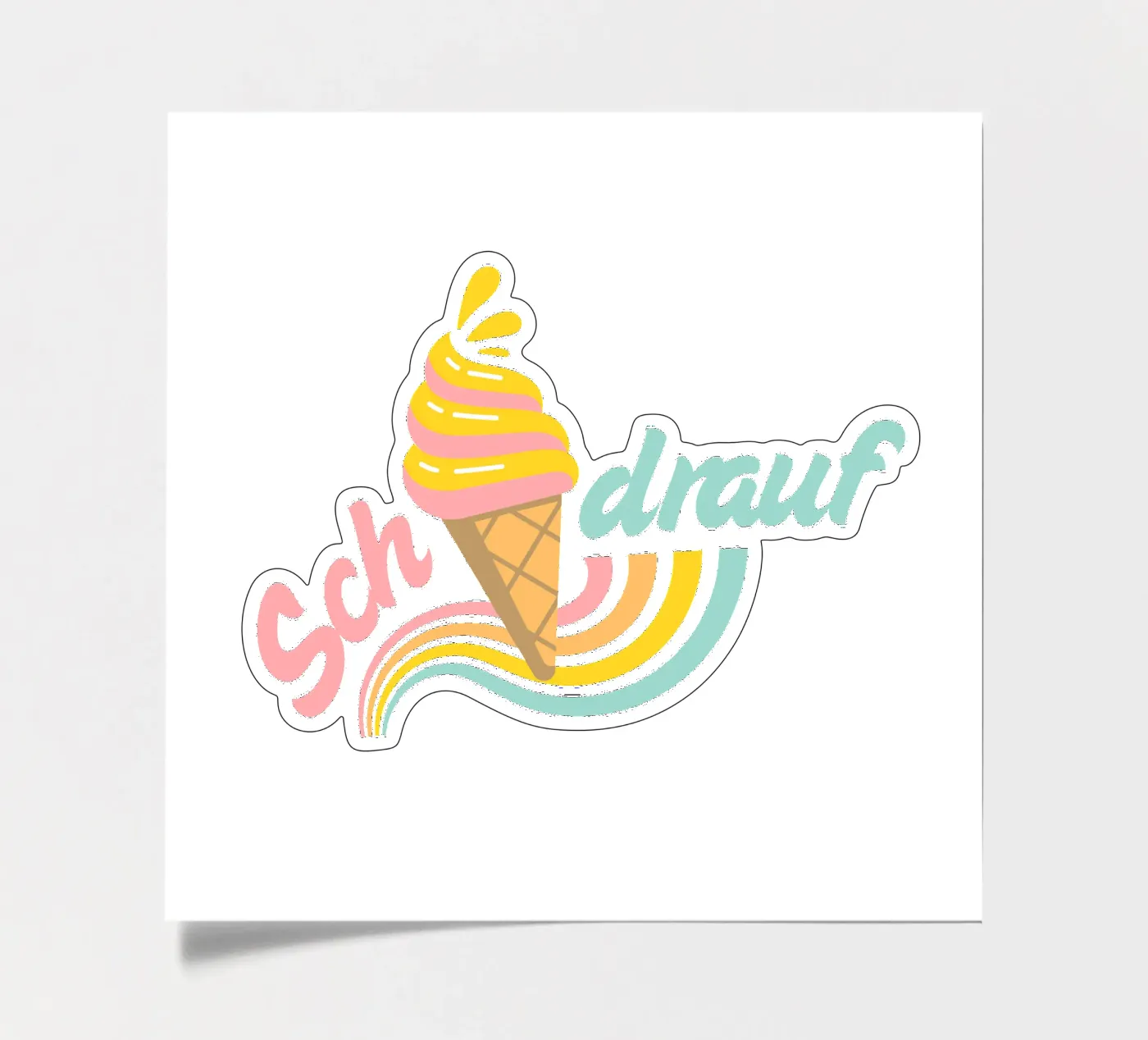 sch(eis)drauf sticker sheet by fummelhummel