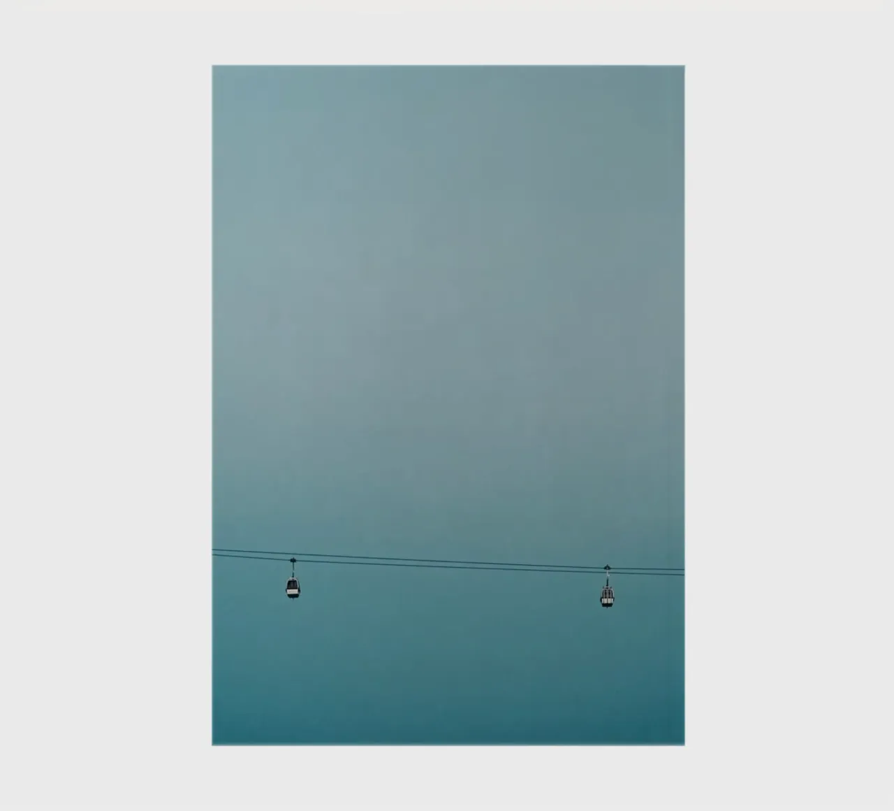 Cable Cars - Minimal Landscape notebook by KISSA STUDIO