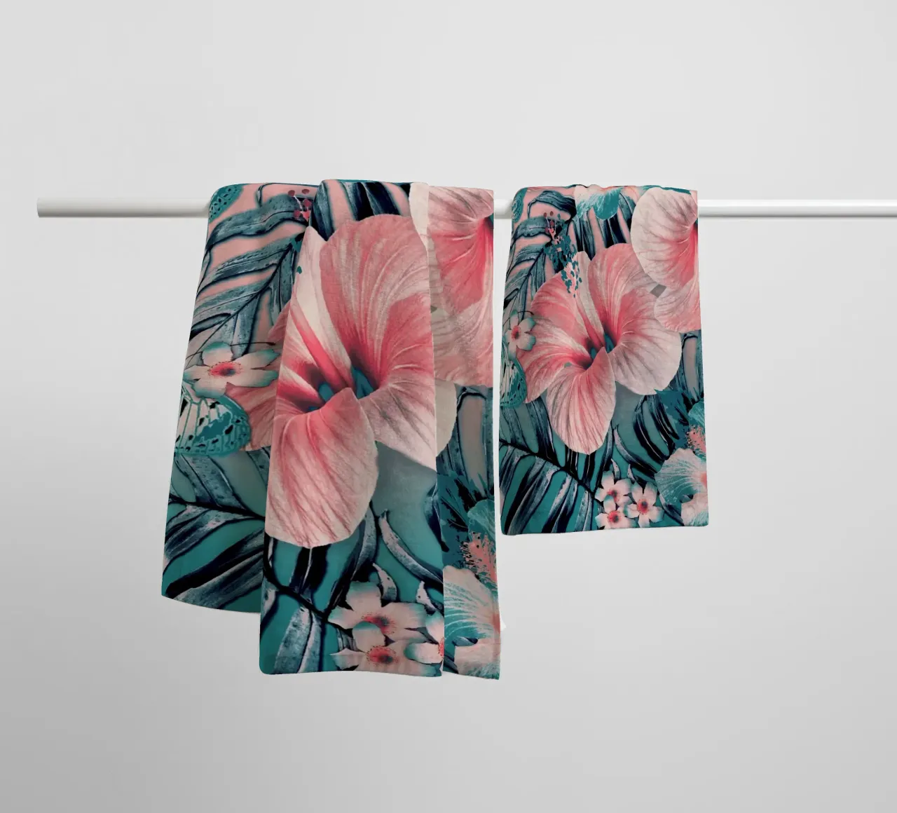 Coro Jade Aloha asciugamano da bagno da Nina May Design Studio